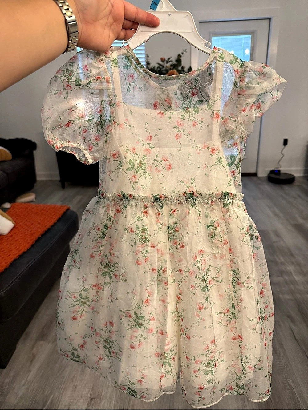 Polo by Ralph Lauren Girls Floral Cotton Dress